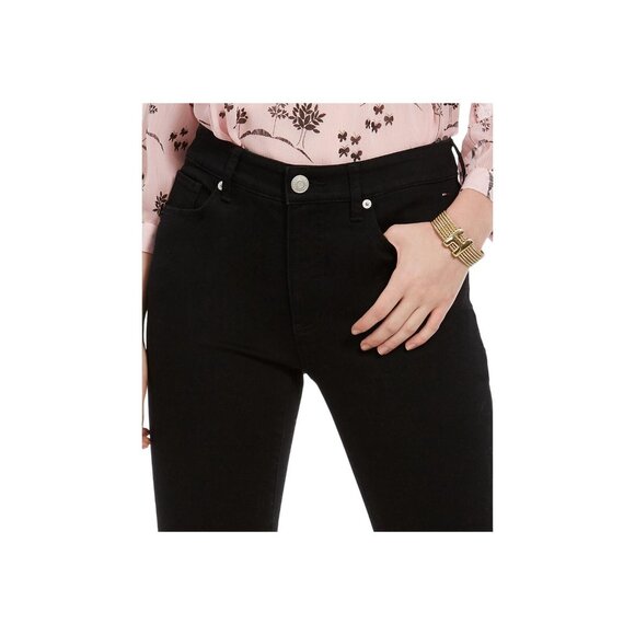 NWT Tommy Hilfiger Womens Tribeca Th Flex Ankle Skinny Jeans J9SK0EFH Black 2 - Picture 3 of 10